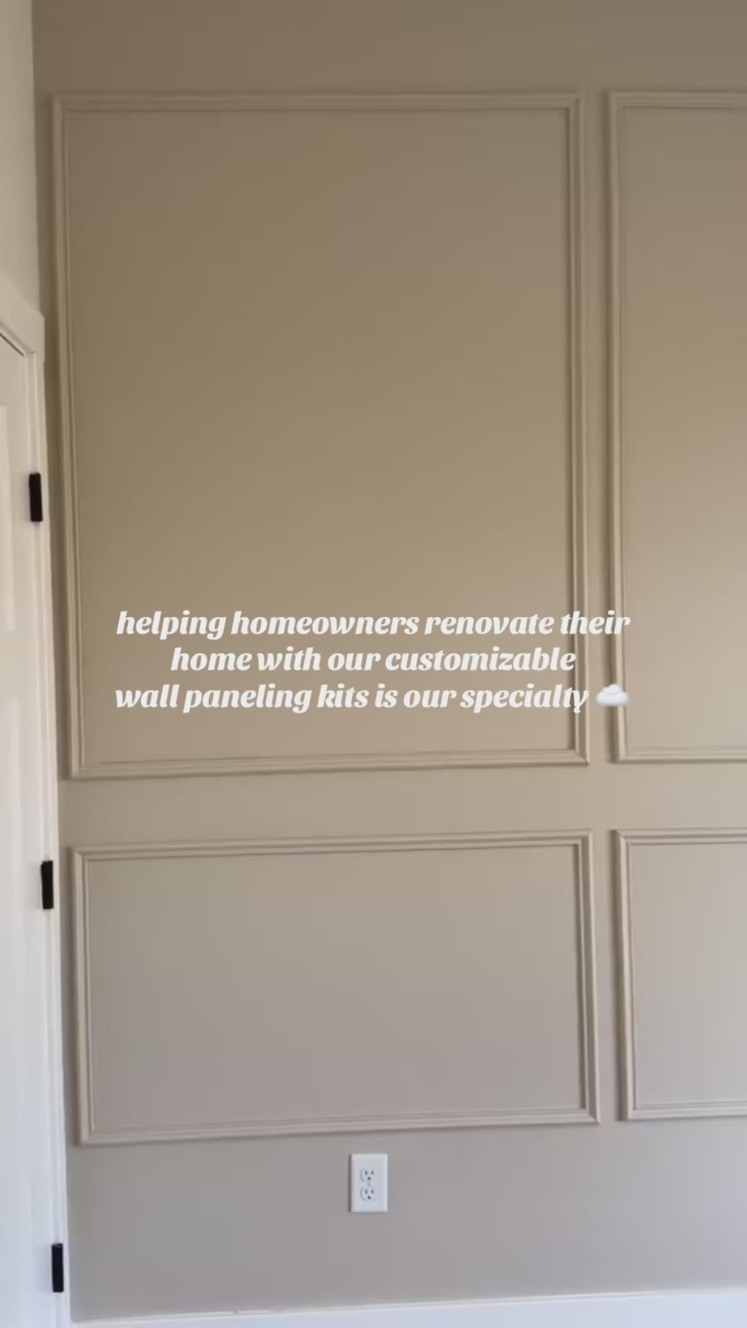 Boho beige wall molding panel installation video in modern contemporary house – Ulu Boheme

